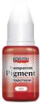 Pentart Transzparens színező 20 ml piros