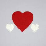 Penta collection Filcfigura készlet, varrható (piros szív és szív)