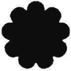 Penta collection Formalyukasztó 50 mm, Virág, kilenc szirmú