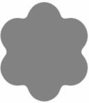 Penta collection Formalyukasztó 50 mm, Virág, hat szirmú