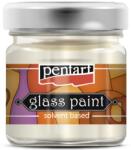 Pentart Üvegfesték 30 ml gyöngyház fehér