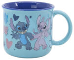 Stor Stitch & Angel kerámia reggeliző bögre 350ML ajándék dobozban