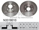 NIPPARTS Disc frana NIPPARTS N3318010 (N3318010)