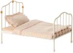 Maileg Accesorii pentru casuta de papusi - Pat metalic vintage - Off White - Maileg