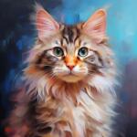 NORIMPEX - Puzzle Tablou Diamant: Tabby 30x40cm - 1 - 39 piese