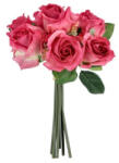 Bizzotto Buchet Trandafiri artificiali roz verzi Ø22x28h (0173078)