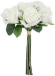 Bizzotto Buchet Trandafiri artificiali albi verzi Ø22x28h (0173079)