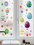 Zhixian Húsvéti sztatikus ablakmatrica - Színes tojások 9 lap
