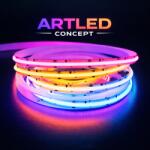 ART Banda LED COB RGB Digital Running Waterfall WS2811 420 LED M 12W M 5 metri (ARTAC-090-86580)