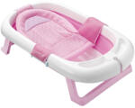 Timelesstools Összecsukható babakád hálóval, 2 színben-rózsaszín