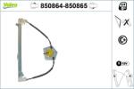 VALEO Mecanism actionare geam VALEO 850864 (850864)