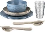 Koziol Set de vase pentru masă pentru 2 persoane Club Skagen albastru-nisipiu 10 el (8626275) Serviciu de masa