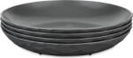Koziol Farfurii adânci Club Nature 22 cm culoare grafit 4 buc (8639701)
