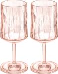 Koziol Pahare de vin Club No. 4, roz cuart, 2 buc (4401654) Pahar