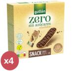 gullón ZERO Snack Teljes kiőrlésű szelet étcsokoládé bevonattal 4X150 g - naturreform