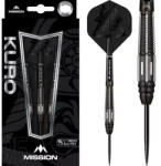 Mission Darts Dart szett Mission steel Kuro 23g, black, M4, rear taper, 95%