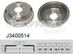 NIPPARTS Tambur frana NIPPARTS J3400514 (J3400514)