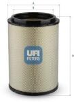 UFI Filtru aer UFI 27.650. 00 (27.650.00)