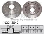 NIPPARTS Disc frana NIPPARTS N3313040 (N3313040)