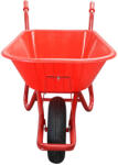 BRECKNER Roaba rosie 85L cu roata pneumatica 400/8, cadru metalic si cuva plastic 940x580x300mm Thor (40TH220)