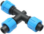 Breckner Teu egal conector banda picurare 17x17x17mm pentru sisteme de irigatii (BK78366)