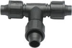Breckner Teu egal conector banda picurare 17x17x17mm pentru sisteme de irigatii (BK88787)
