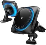 ESR HaloLock CryoBoost mágneses MagSafe műszerfalra és szellőzőre szerelhető vezeték nélküli töltő Qi2 15W fagyos onyx (4894240229286)