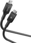 Spigen Essential USB-C - USB-C kábel 100W fekete EB10020CC (ACA09460)