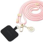 Guess GUOUCNMG4EP Univerzális pánt CBDY Cord rózsaszín nylon 4G fém charm-mal (GUOUCNMG4EP)