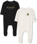 Kenzo kids baba pamut nadrág 2 db - fekete 60