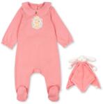 Konges Sløjd babaruha és plüssállat COTY PICOT GIFT SET GOTS - rózsaszín 50-56