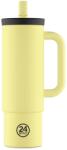 24Bottles termosz bögre Straw 800ml Citrus - sárga Univerzális méret