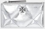 Tory Burch bőr pénztárca Kira Diamond - ezüst Univerzális méret
