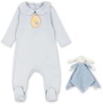 Konges Sløjd babaruha és plüssállat COTY GIFT SET GOTS - kék 50-56