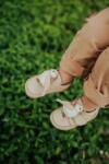 Donsje csecsemő bőrcipő Niek Sneakers Pink Chickadee - rózsaszín 15/16