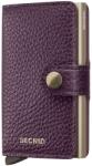 Secrid bőr pénztárca PEBBLE - lila Univerzális méret
