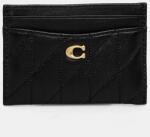 Coach bőr kártya tok Essential Card Case - fekete Univerzális méret