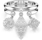 Swarovski gyűrű DEXTERA 2 db - ezüst 55