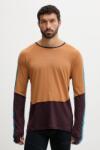Icebreaker funkcionális, hosszú ujjú felső gyapjúból Merino 200 Oasis - barna XL