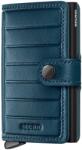 Secrid bőr pénztárca EMBOSS LINES - kék Univerzális méret