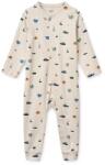 Liewood gyerek kezeslábas Birk Printed Pyjamas Jumpsuit - bézs 74-80