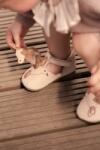 Donsje baba cipő Franny Shoes Hummingbird - bézs 17/18