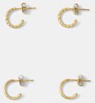 EDBLAD aranyozott fülbevaló Duo Pair 2 pár - arany Univerzális méret