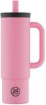24Bottles termosz bögre Straw 800ml Flamingo - rózsaszín Univerzális méret