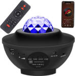 Verk Group Proiector LED RGB pentru noapte cu telecomandă și difuzor Bluetooth (18225)