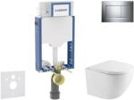Geberit Kombifix - Set pentru încastrată, toaletă Oudee și capac softclose, clapetă Sigma20, crom SANI15CA1139 (SANI15CA1139)