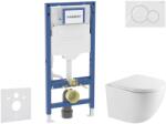 Geberit Duofix - Set pentru montare încastrată, toaletă Oudee și capac softclose, clapetă Sigma01, alb alpin SANI11CA3195 (SANI11CA3195)