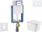 Geberit Kombifix - Set pentru montare încastrată, toaletă Arkas I și capac softclose, clapetă Sigma20, alb/alb mat SANI15CA3169 (SANI15CA3169)