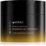 KORIKA Korean Heritage Collagen & Snail Mucin Renewing Gel Toner Pads възстановяващи тонизиращи тампони с гел 70 бр