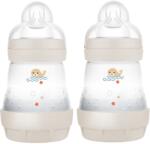 MAM Perfect Star Anti-colic Bottle шише против колики 0m+ Beige 2x160ml